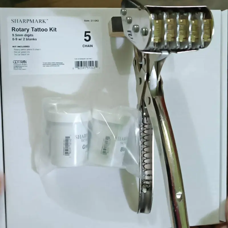 TATUADORA DE 5 DIGITOS