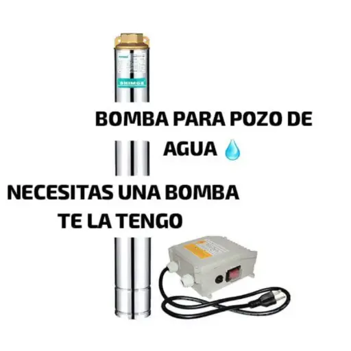 MOTORES Y BOMBAS SUMERGIBLES PARA POZO DE AGUA 